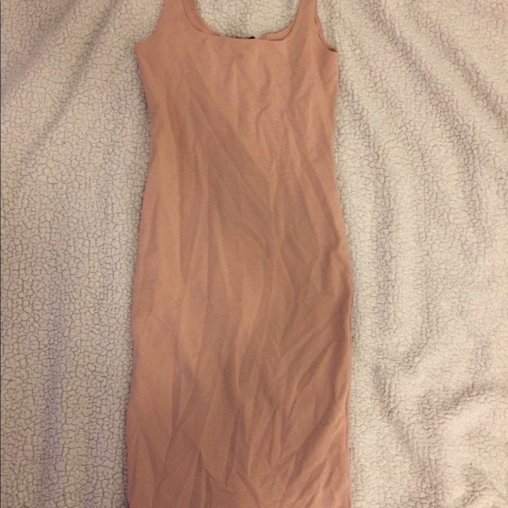 Peach Bodycon Dress